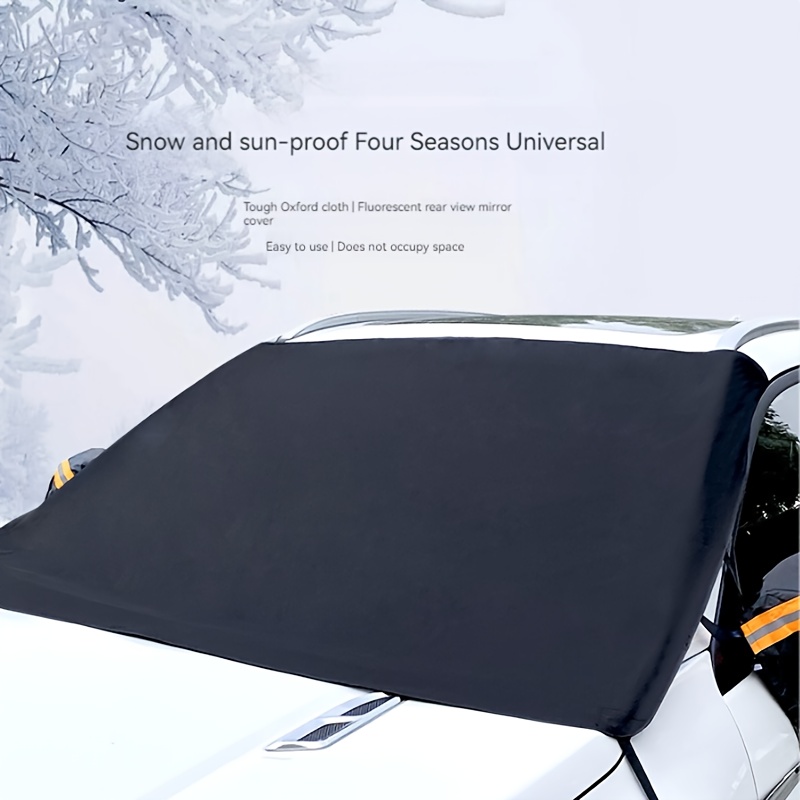Die Auto Windschutzscheiben Schneedecke Ist Beidseitig Und - Temu