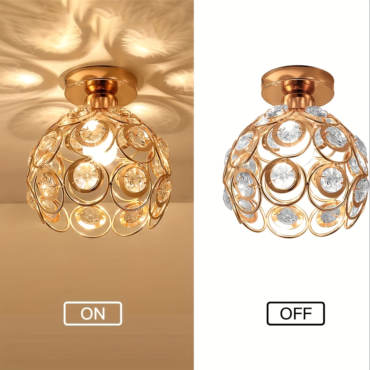 Crystal kitchen light fixtures discount