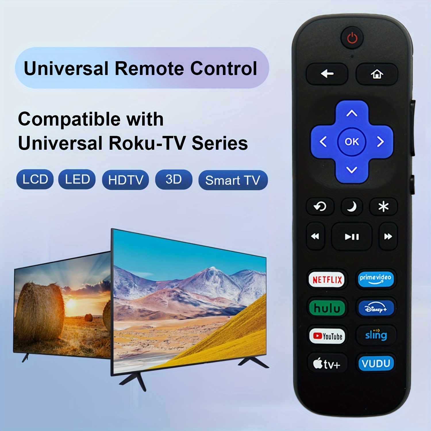 Télécommande Universelle Skyworth TV HD 3D Plug Play Noir