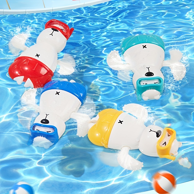  Toddler Bath Toys, Bath Toys for Kids 1-3, New Toddlers Bath  Swimming Bath Pool Toy Cute Wind Up Penguin Animal Bath Toy Bathroom Toys  for Toddlers 1-3, Bath Tub Toys for