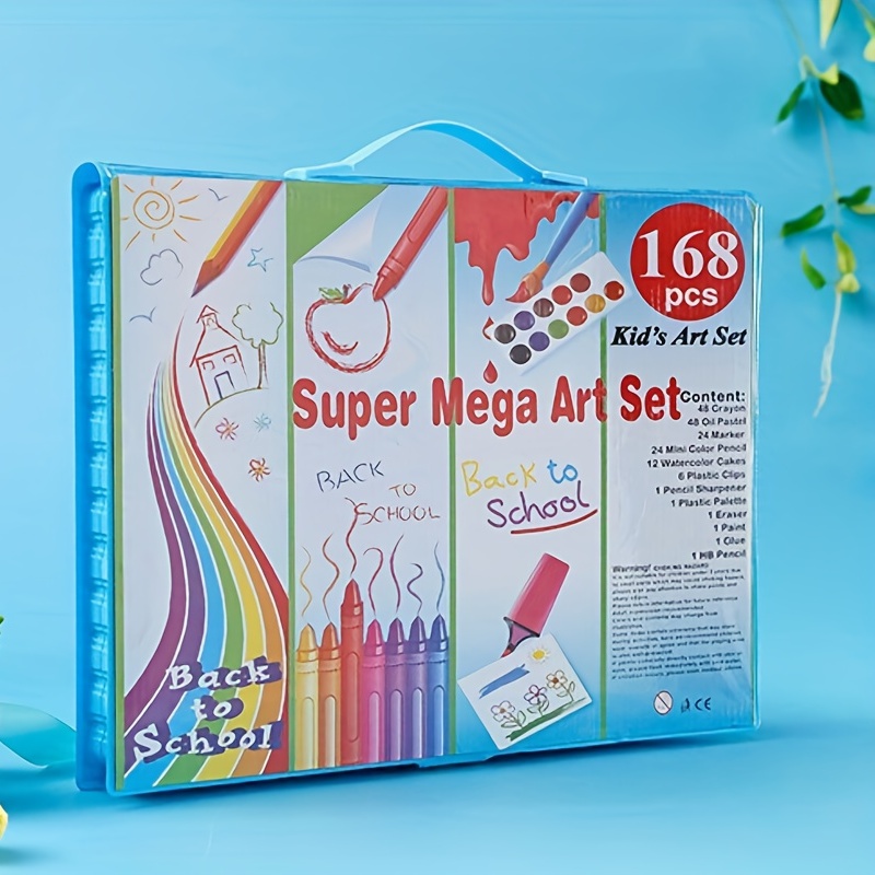 168pc Super Mega Art Set (Kids Art Set)