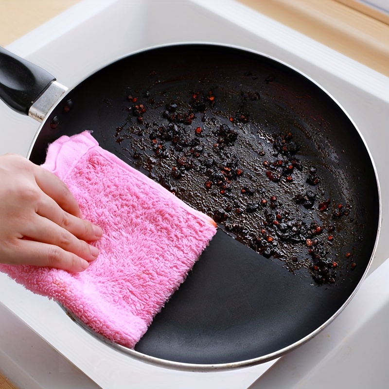 Kitchen Rags Daily Rag Toweldish Kitchen Cloth Dish Oilcleaning Non-Stick  Clothkitchen Cleaning Supplies 