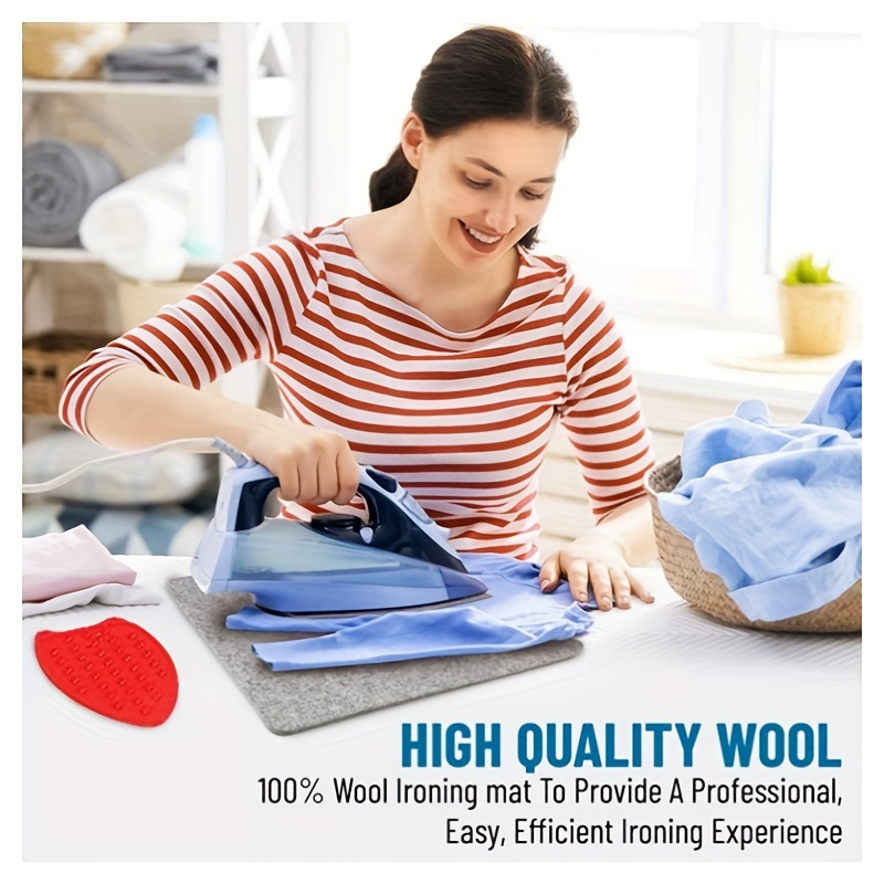 17x13.5 Wool Pressing Mat 100% New Zealand Felted Wool Ironing Mat Pad  Blanket