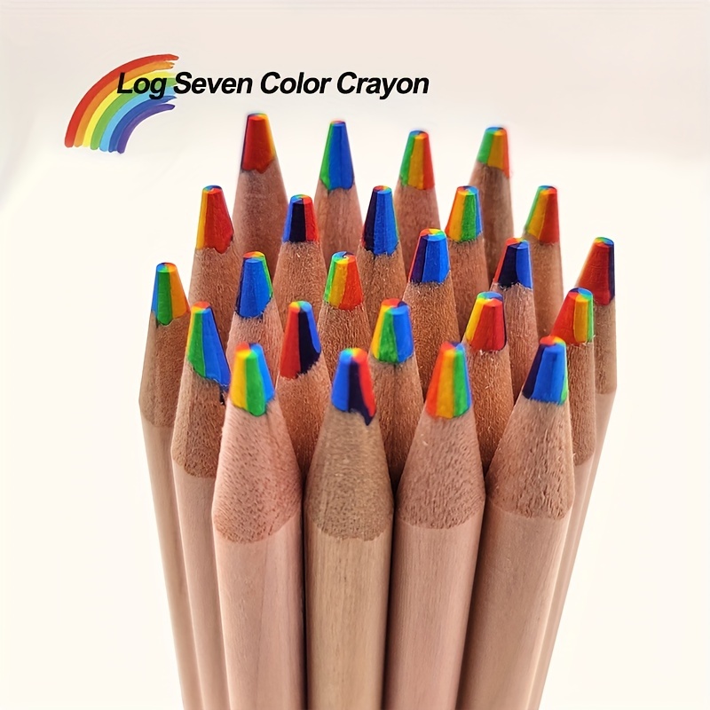 Rainbow Crayons Graphic by Miss Tiina · Creative Fabrica