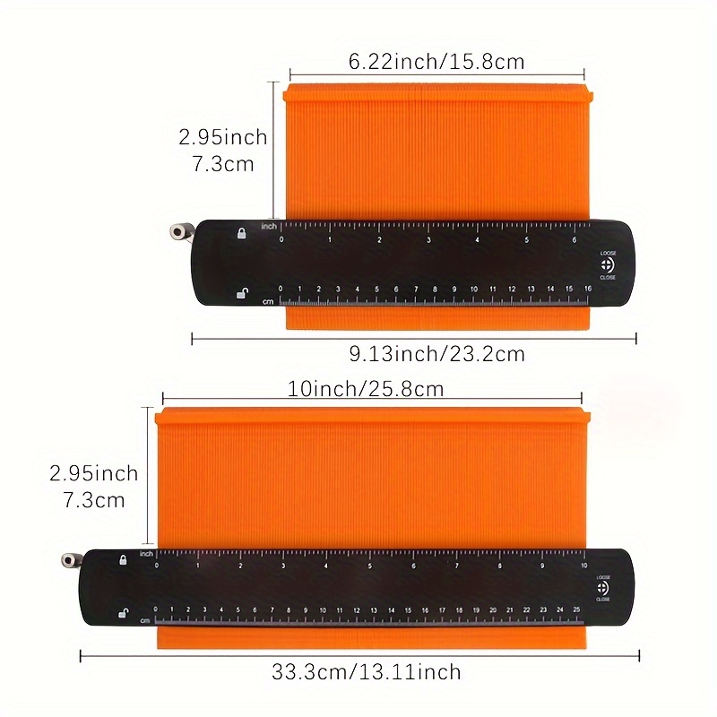 20 inch contour gauge store with lock