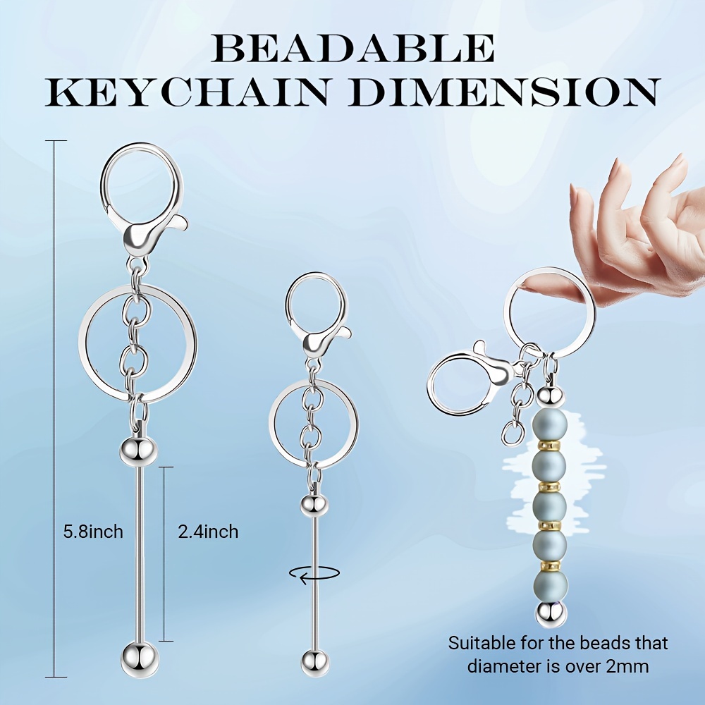 Premium Style Beadable Keychains