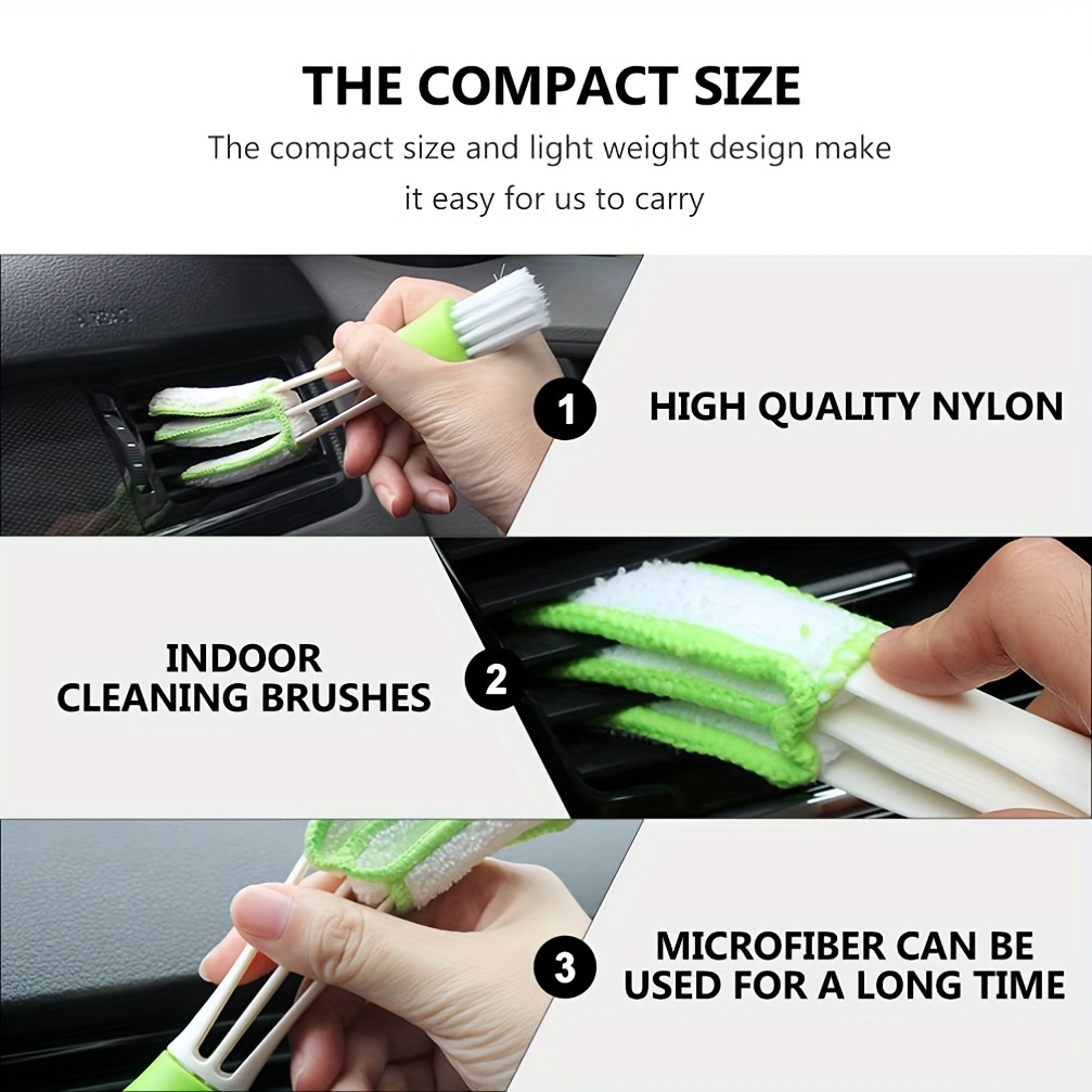 2 in 1 Air Conditioning Outlet Vent Brush Internal Cleaning - Temu