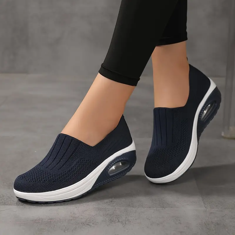 Zapatos Mujer Amortiguación Aire Caminar Zapatillas - Temu