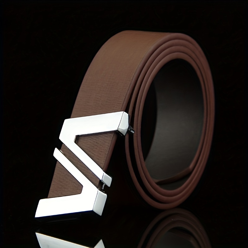 Men's Leather Automatic Buckle Business Belt Gift