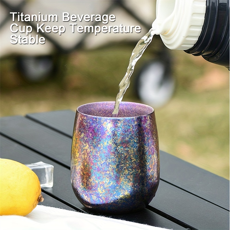 Titanium Travel Mug, Straw Travel Mug