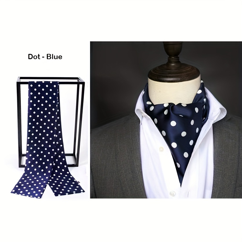 Trendy Men's Scarves British Retro Suit Shirt Twill Scarf Printed Double-layer Business Scarf Unisex  Wraps details 13