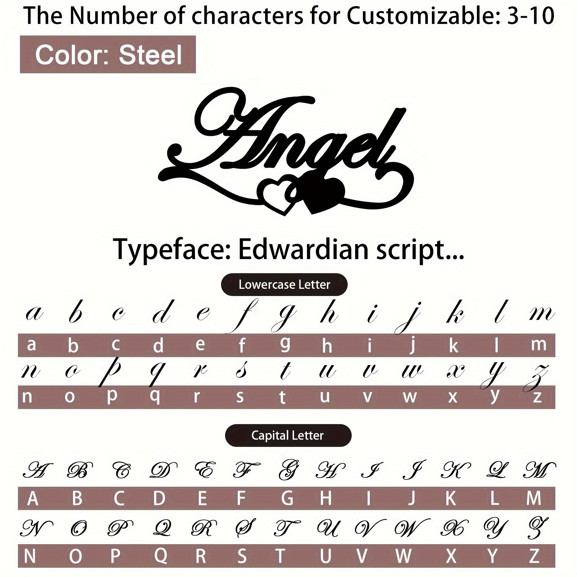 Collier Personnalisé En Acier Inoxydable En Forme Cœur - Temu Switzerland