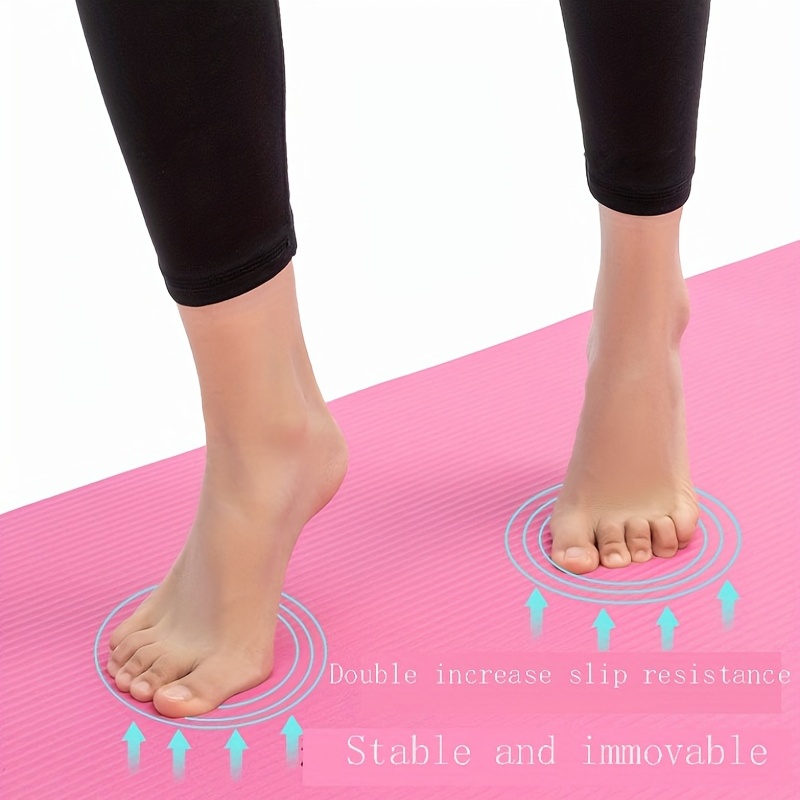Non slip High density Nbr Yoga Mat Widened Thickened Fitness - Temu