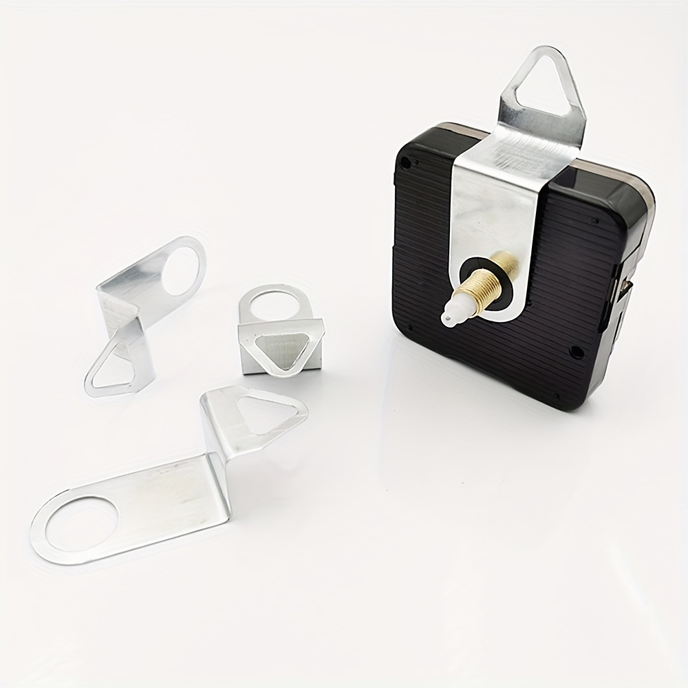 10pcs Silvery Metal Wall Hooks For Clocks - Diy Installation, No Power Needed, Hardware Accessories