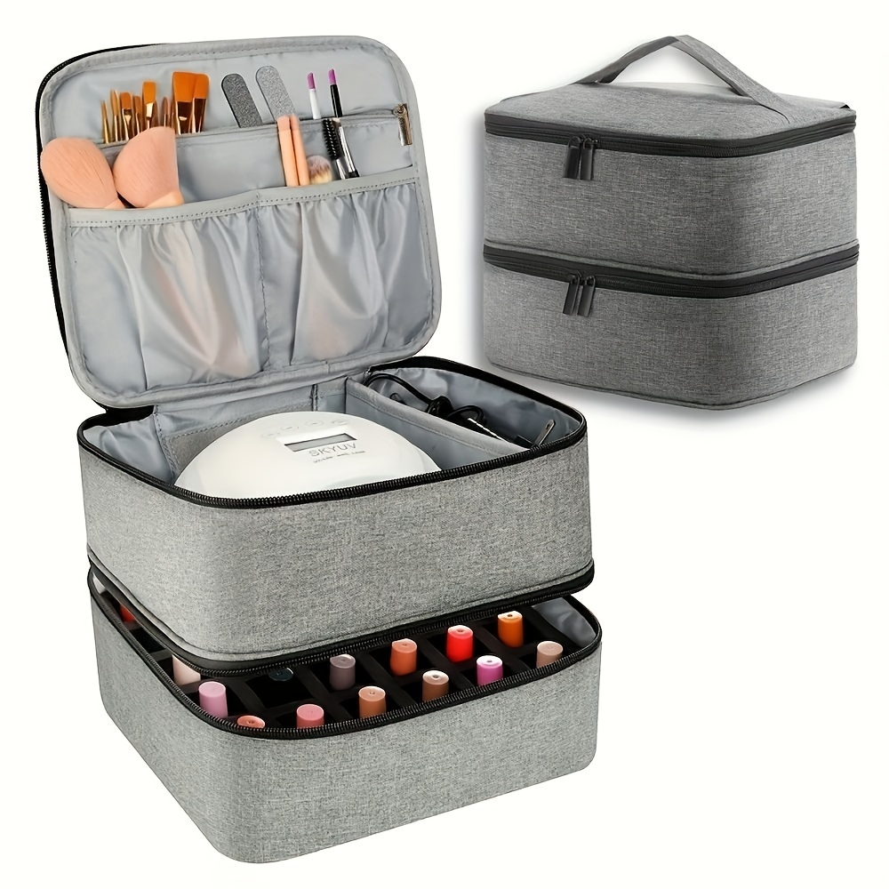 Nail Polish Storage Bag Polyester Lipstick Carrying Bag Lipstick Travel Case  Organizer Soft Storage Carrying Case Accessories