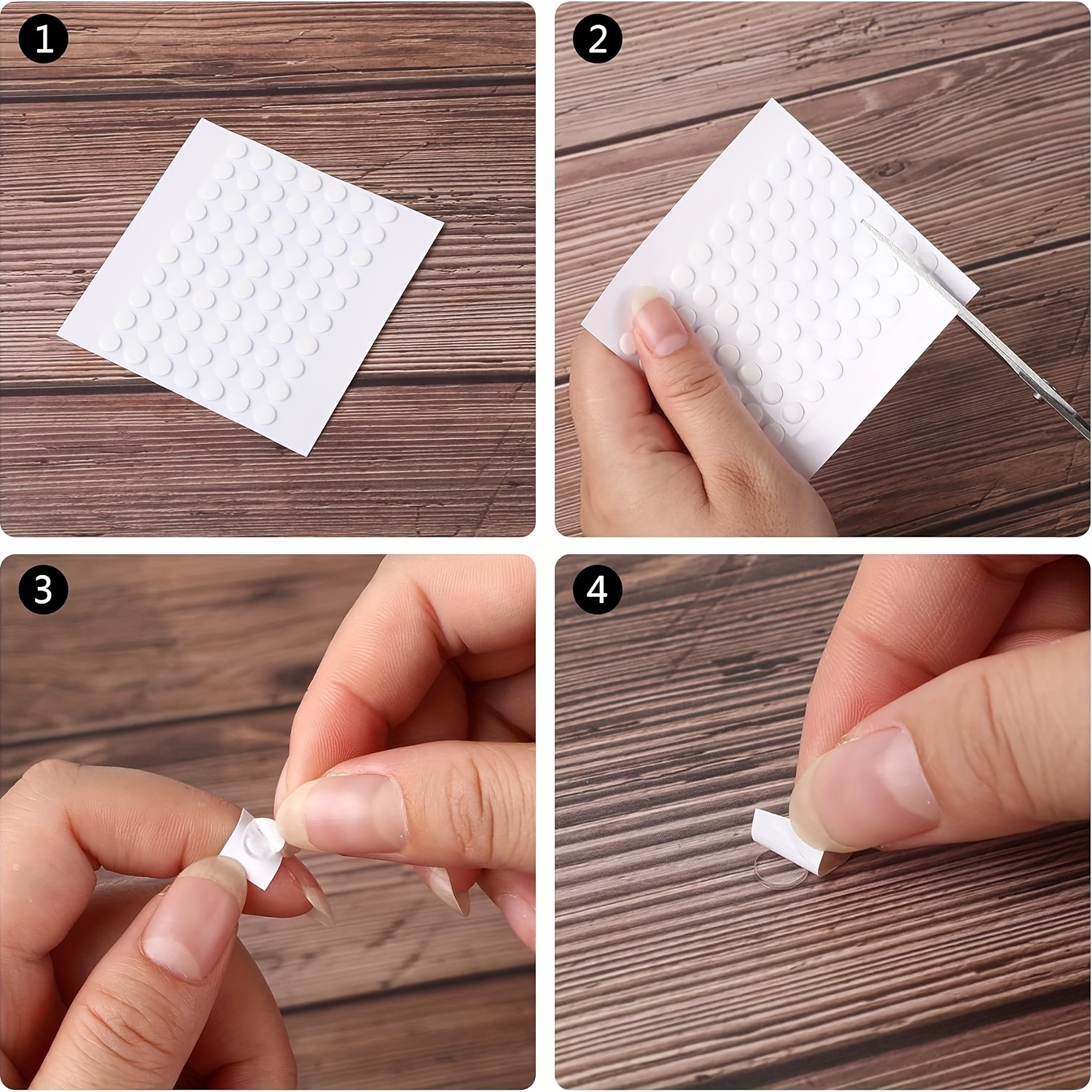 Double Sided Adhesive Dots Round Transparent Adhesive - Temu