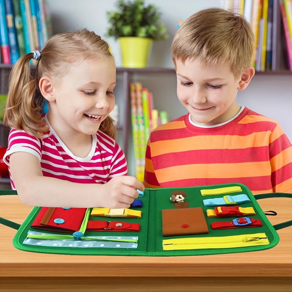 Folding Busy Board Montessori Toys For Kids Age + Children's - Temu