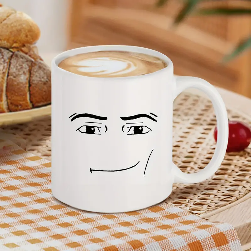 Man Face Coffee Mug, Ceramic Coffee Cups, Novelty Water Cups, For Hot Or  Cold Drinks Such As Cocoa, Milk, Tea Or Water, Summer Winter Drinkware,  Home Kitchen Items, Birthday Gifts, Father's Day