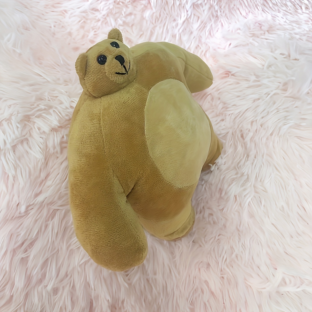 Cute Bear Stuffed Animals Big Plush Small Head Bear Soft - Temu