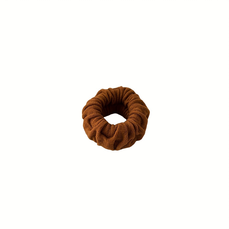 5pcs Thickened Pleated Hair Tie for Curly Hair Hairstyle