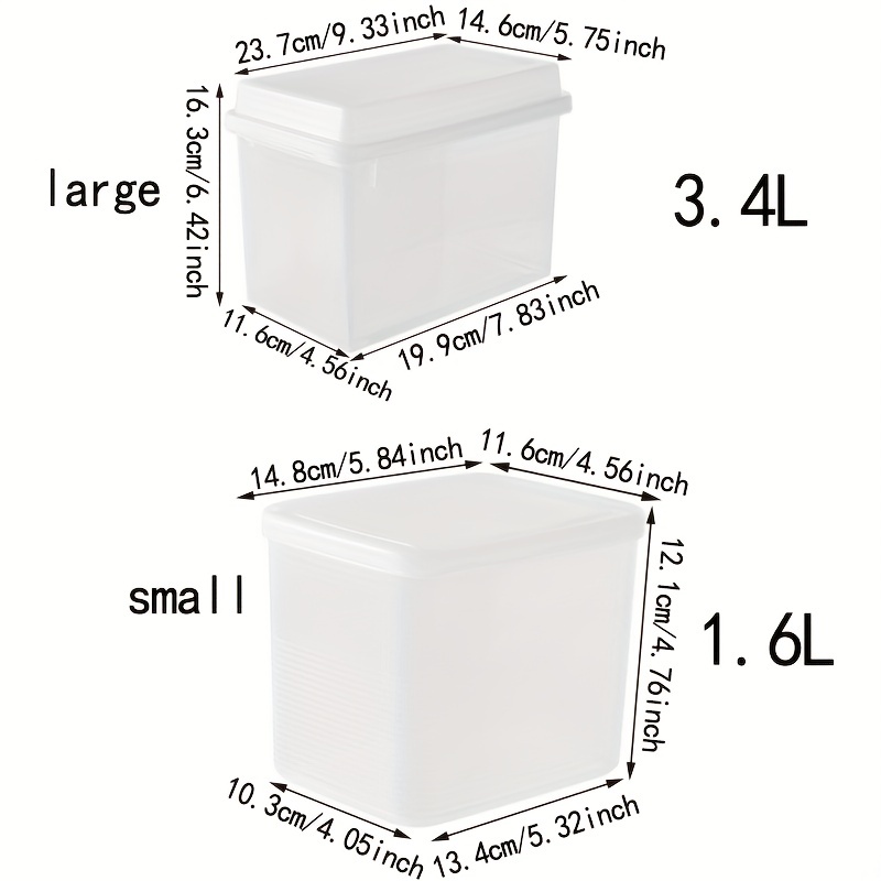 Clear Storage Boxes - 33 x 20 x 14