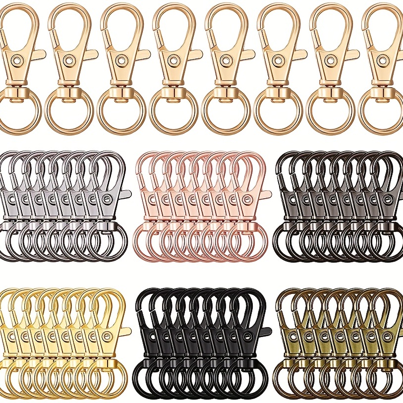 

56 Pieces Of Rotating Lobster Clasp, Hanging Rope, Snap Buckle, Keychain, Zinc Alloy Lobster Clasp For Rotating Hanging Rope, Keychain, Luggage Findings