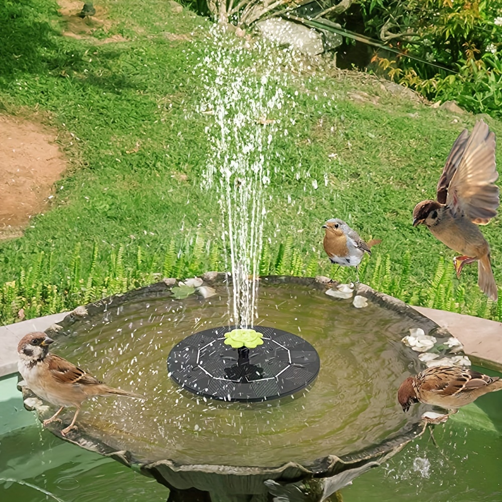 1 Fontaine Solaire 3 5 W Bain D'oiseaux Pompe À Eau Solaire - Temu Belgium