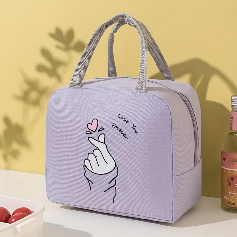 Compact Mini Lunch Bag For Women Cute Reusable Insulated - Temu