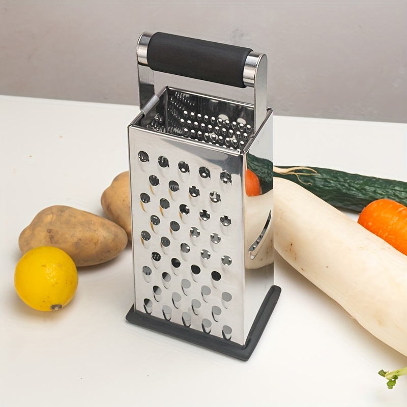 1pc, Box Grater, Stainless Steel Box Grater, Cheese Grater, Potato