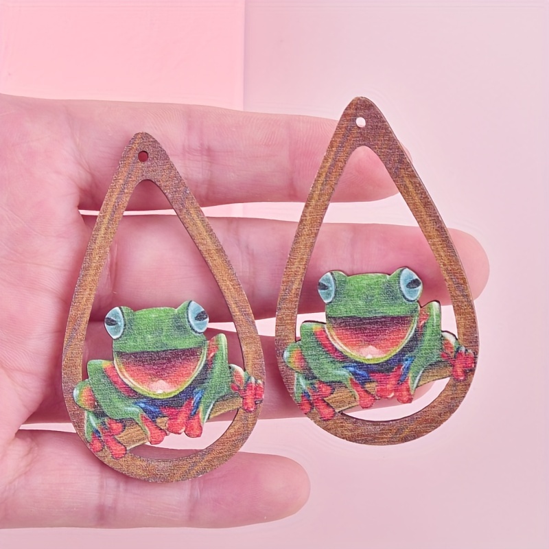 Frog Pendant Charms For Jewelry Making, Jewelry Charms For Diy Earrings  Necklace Bracelet - Temu