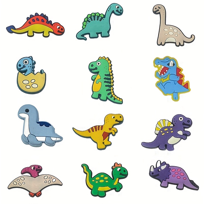 Green and Blue Dinosaurs Croc Charms