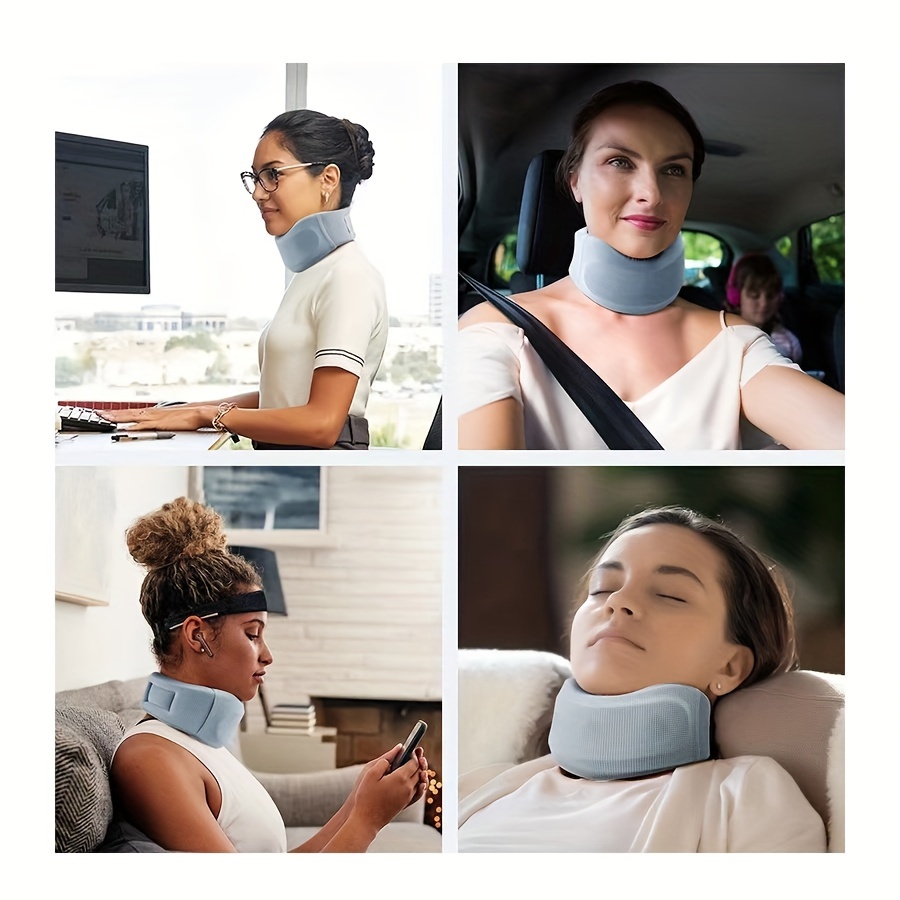 Memory Foam Neck Brace Cervical Collar, Relieves Neck And Spine Pressure,  Neck Collar, Ergonomic Neck Support