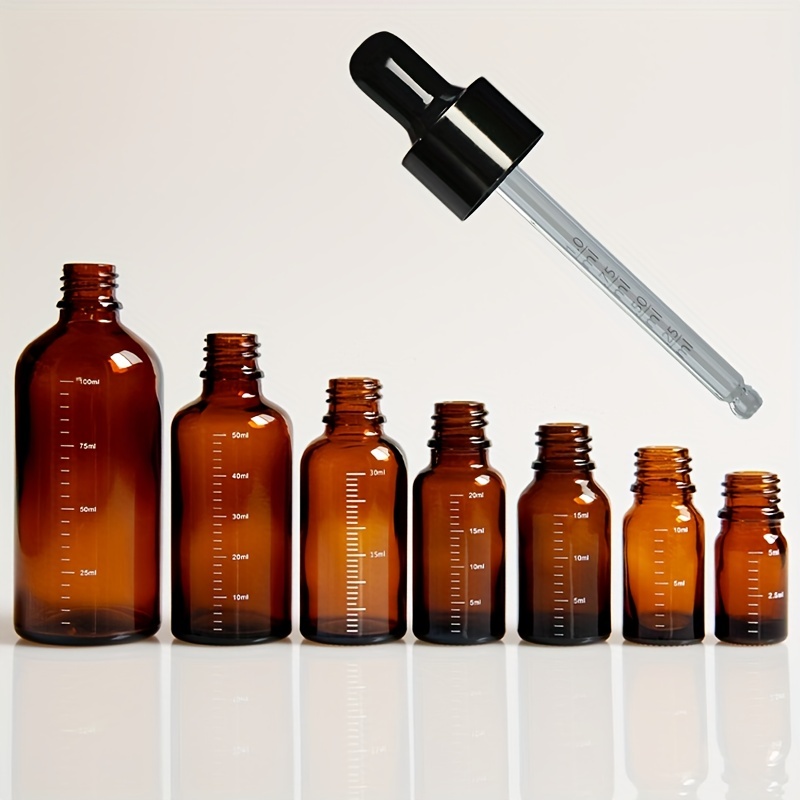 Amber Glass Bottles - Wholesale Glass Bottles for Essential Oils, Skin Care  Products, and More