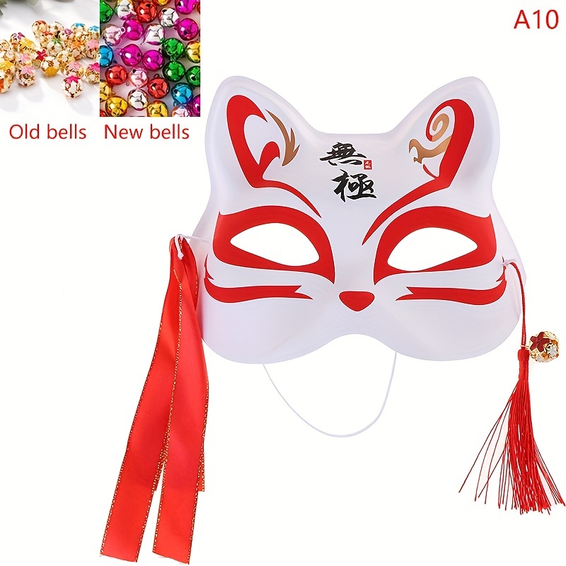 1pc, Mezza Maschera Di Gatto Volpe, Accessori Per Spettacoli, Maschera Per  Il Viso, Maschera Per Il Cosplay, Maschera Per Feste, Accessori Per Il