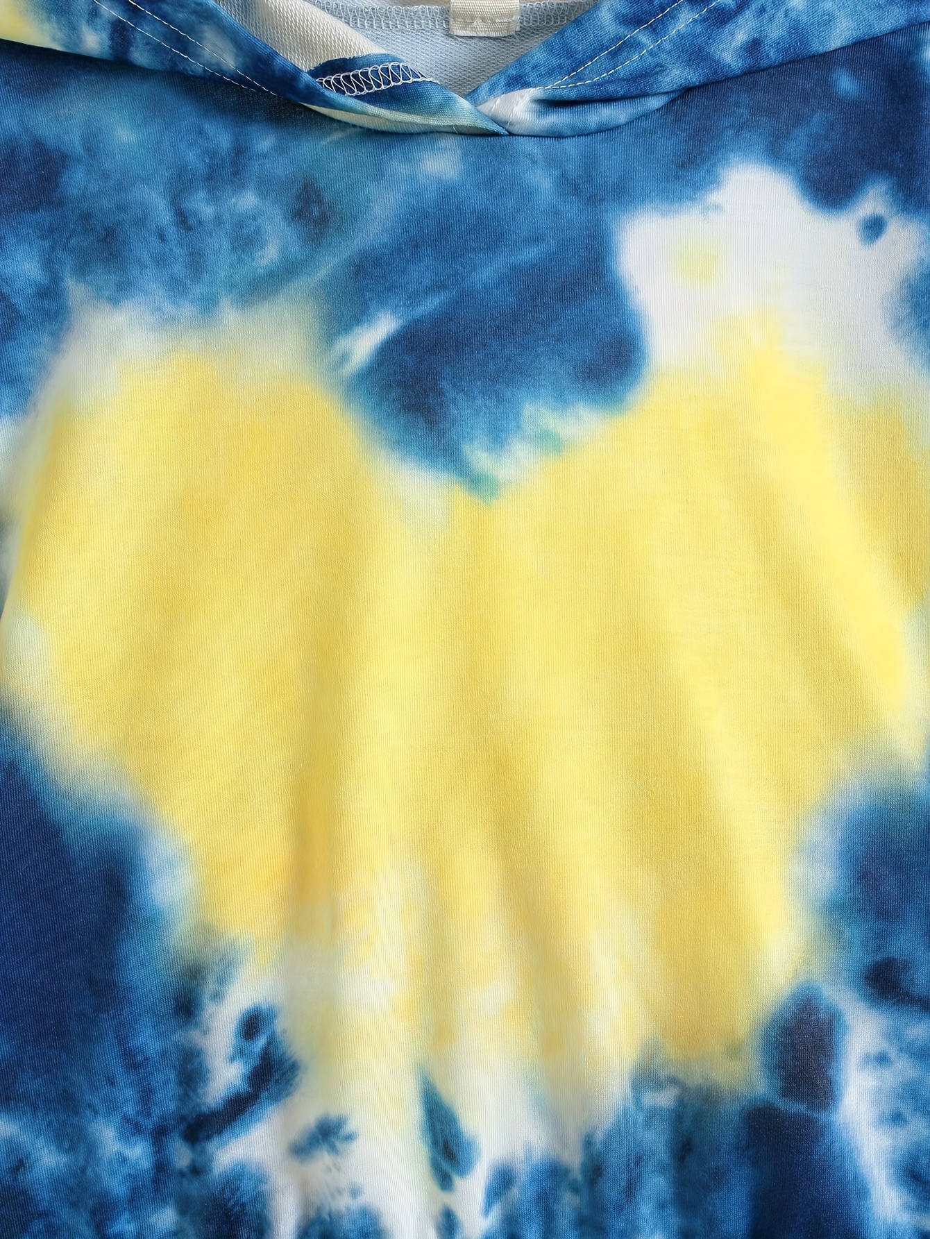 women's big child portrait street style tie dye full print Temu