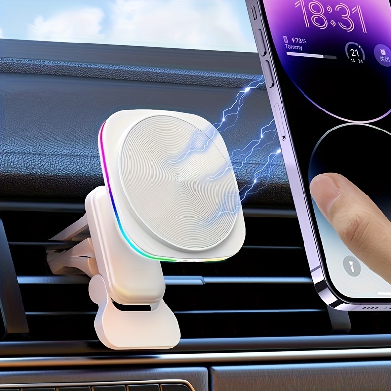 UGREEN Soporte magnético para teléfono celular con imán fuerte para  automóvil, ventilación de aire, compatible con iPhone 15 14 13 Pro Max  Mini
