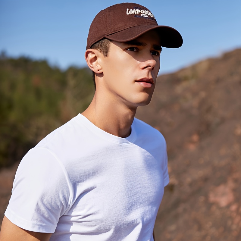 Men's Personality Embroidered Baseball Cap Spring Summer Outdoor