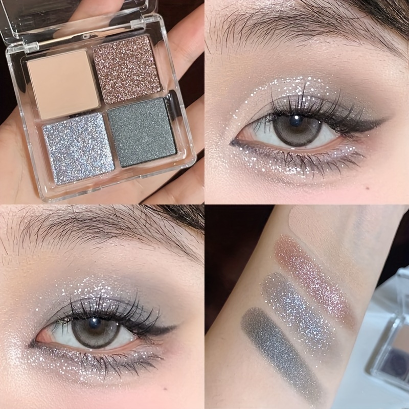 14 Colors Glitter Eyeshadow Shimmer Eye Glitter Eyeshadow - Temu