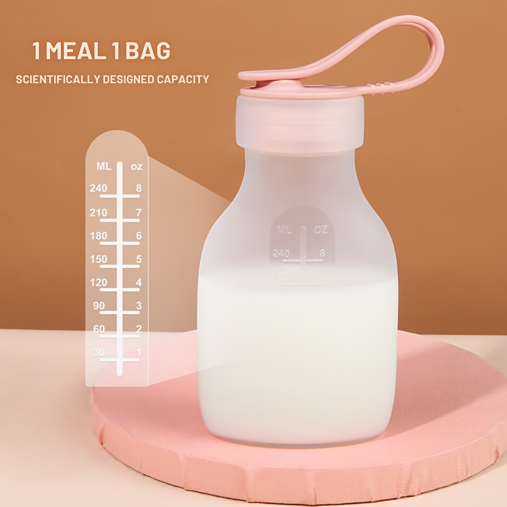 Sacchetti per la conservazione del latte materno in silicone Sacchetti  riutilizzabili per la conservazione del latte materno per l'allattamento al  seno 250 ml/8,5 once – i migliori prodotti nel negozio online Joom