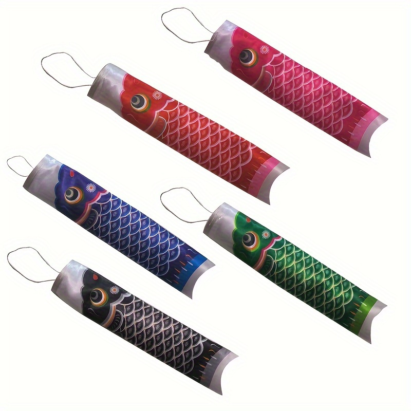 Colorful Japanese Koinobori Windsock Vibrant Carp Wind Sock - Temu
