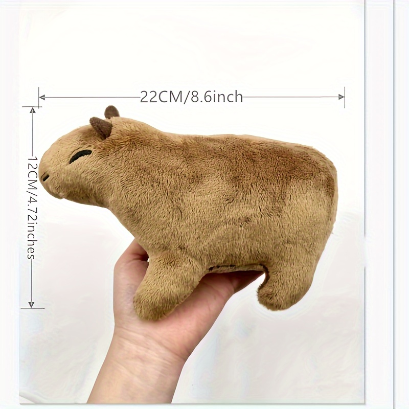 Capybara Plush Toy Rodent Simulation Plush Toys Lifelike Wild Animals  Crawling Capybara Cute Cartoon Animal Doll Super Soft Stuffed Toy Great  Gifts for Kids 