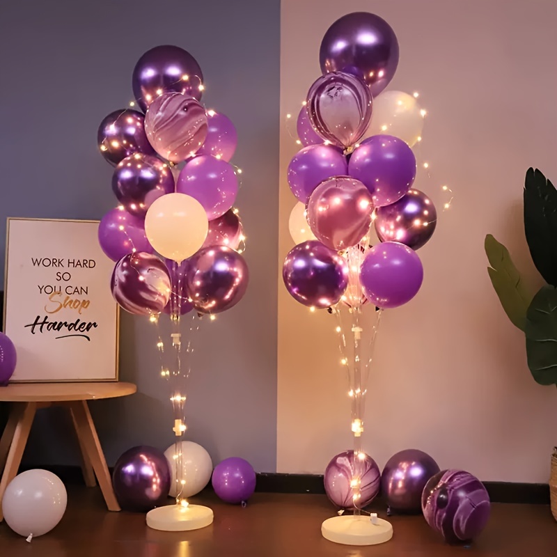 Balloon Stand Tree Decorative Fairy String Lights Party - Temu