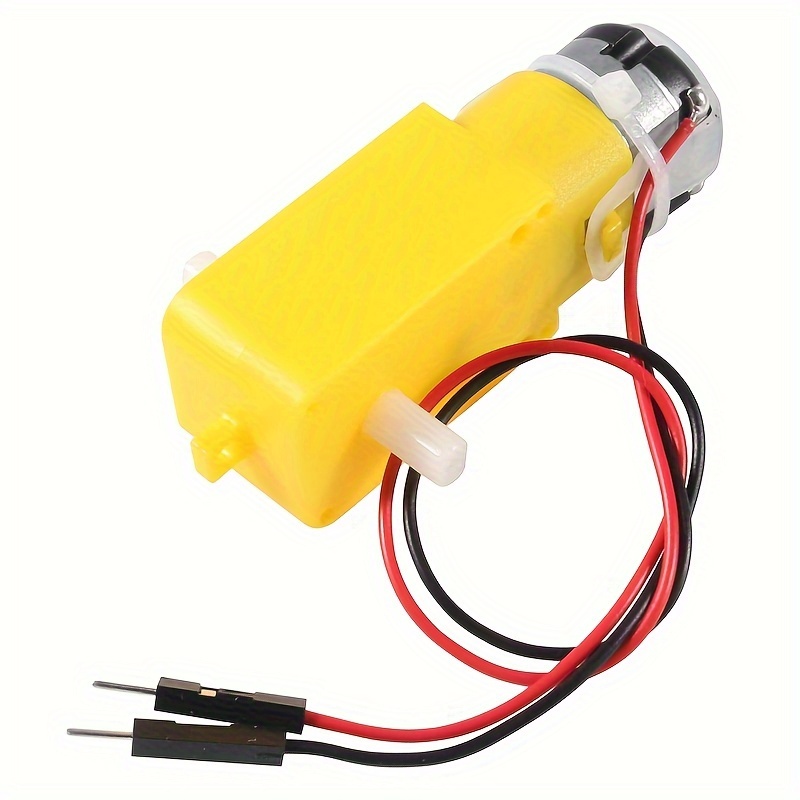 4pcs/8pcs motor tt dual 3-6 motor de eje 200rpm relación 1:48 con cable de 2.54mm para arduino diy coche inteligente robot detalles 6