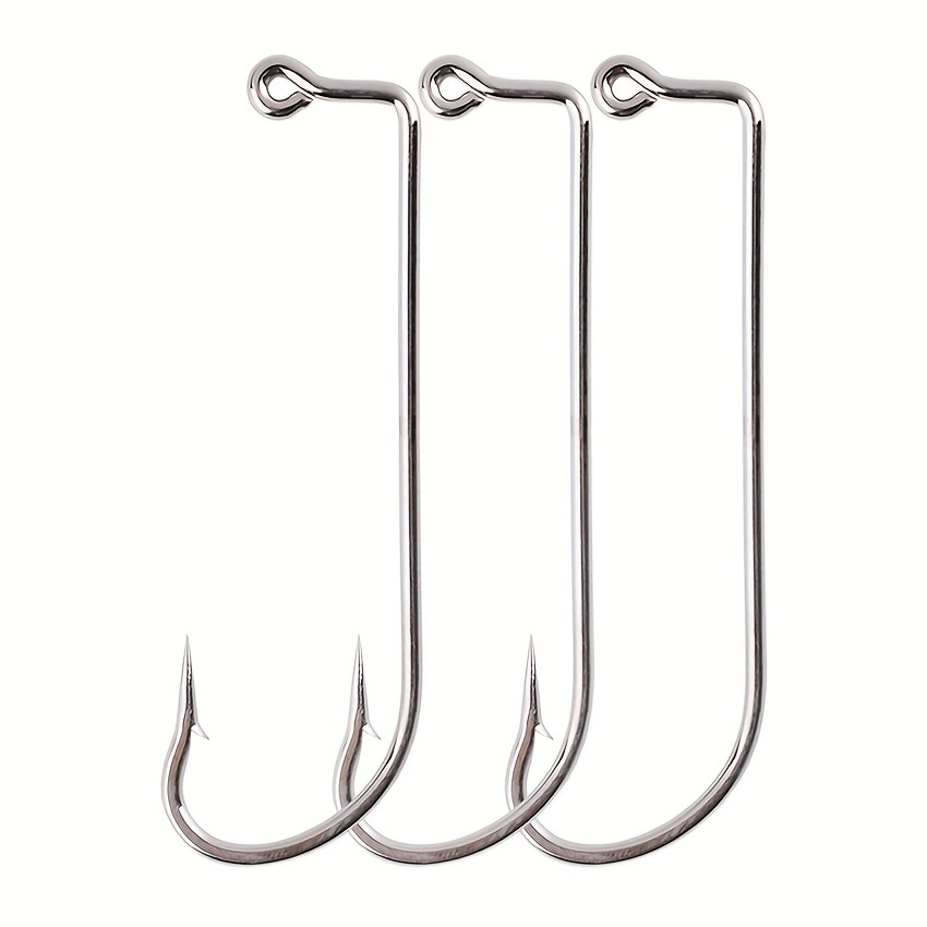 90°jig Hooks High Carbon Steel Saltwater Fishing Hooks Extra - Temu Canada