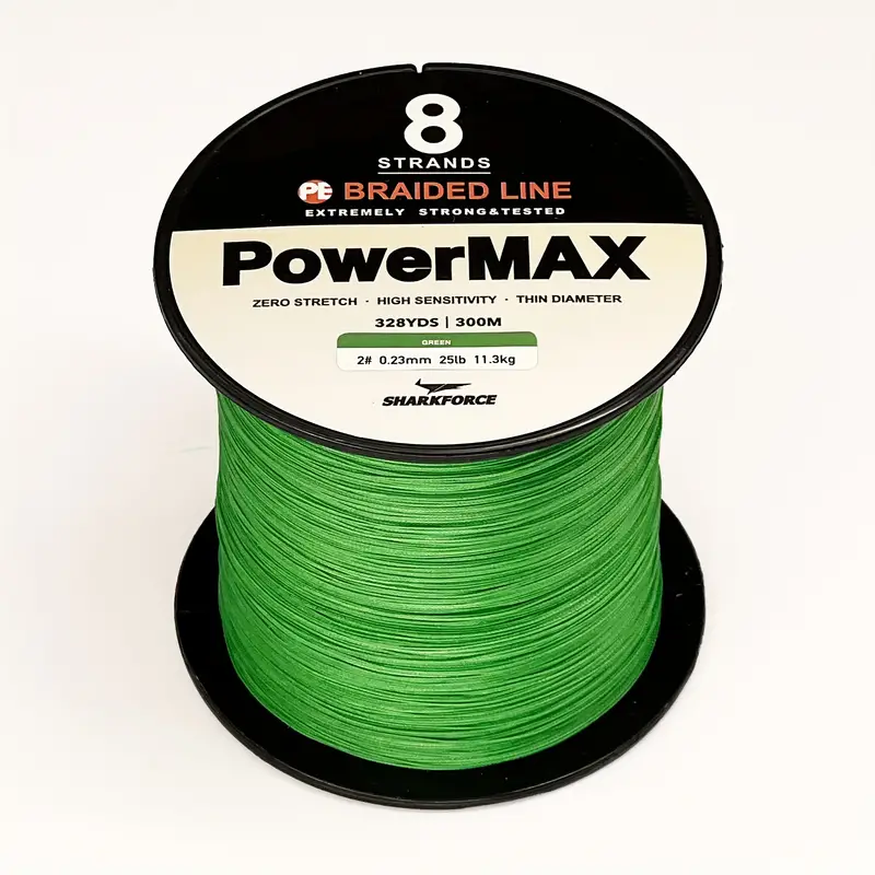 Power Max Series 8 strand Braided Fishing Line 328yds Strong - Temu Canada