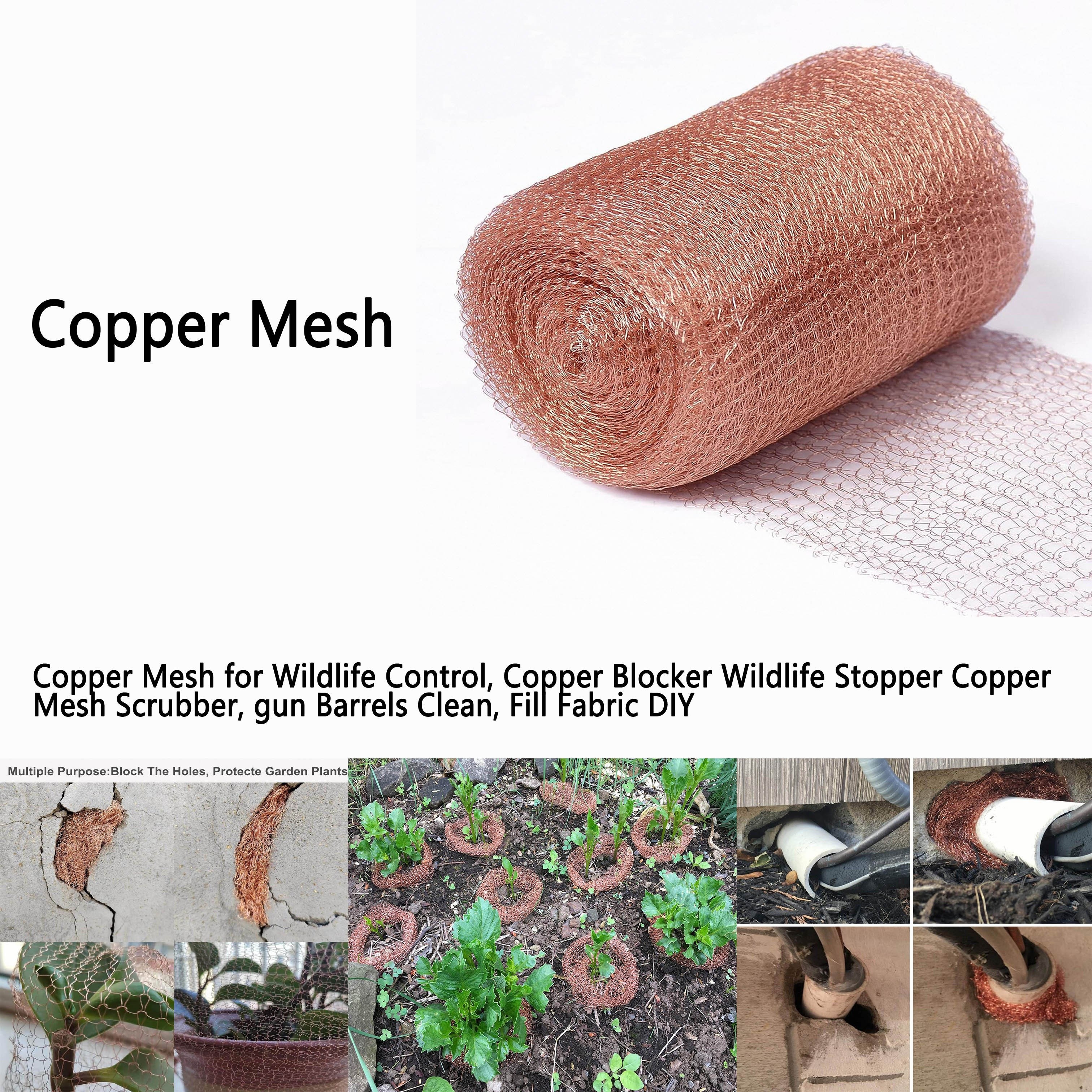 Copper Mesh Wildlife Control Copper Blocker Wildlife Stopper - Temu