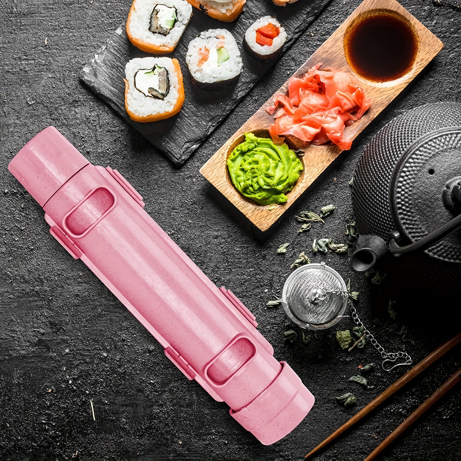 Japanese Stuff DIY Quick Sushi Maker Roller Rice Molds Bazooka Vegetable  Meat Rolling Tools Sushi Making Machine Kitchen Gadgets - AliExpress