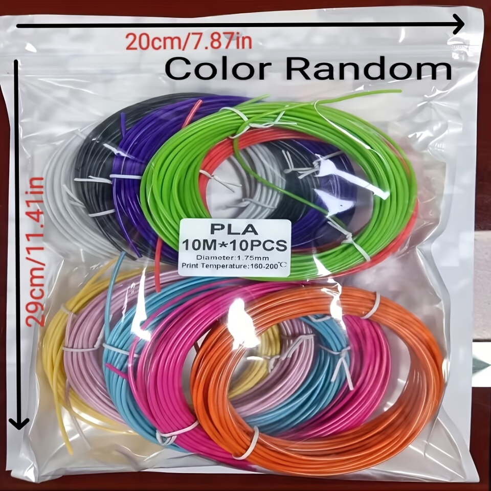 3D Pen PLA Filament Refills, 1.75 mm PLA Filament , 18 Colors 