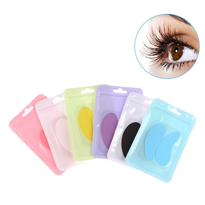 

Silicone Eye Patch Reusable Under Eye Patches Sticky Lash Lift Cover Shield Eyelash Extension Mask Lower Lash Isolation Pads For Sensitive Skin During Perm Lamination Lash Extension Remover