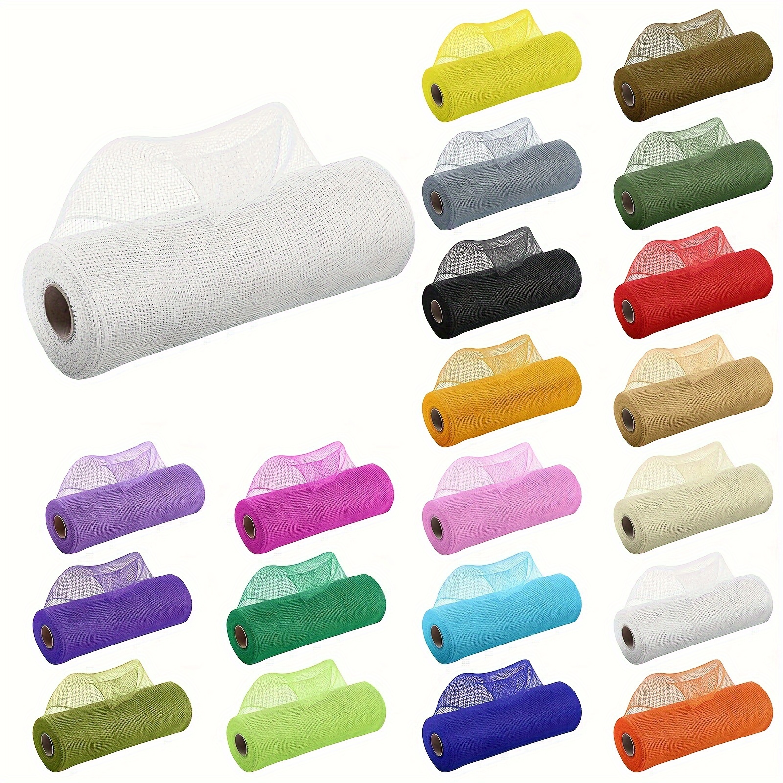 Mesh Ribbons Each Roll Metallic Foil Mesh Ribbon For Home - Temu